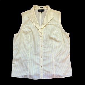 JONES NEW YORK‎ NO IRON STRIPED 16